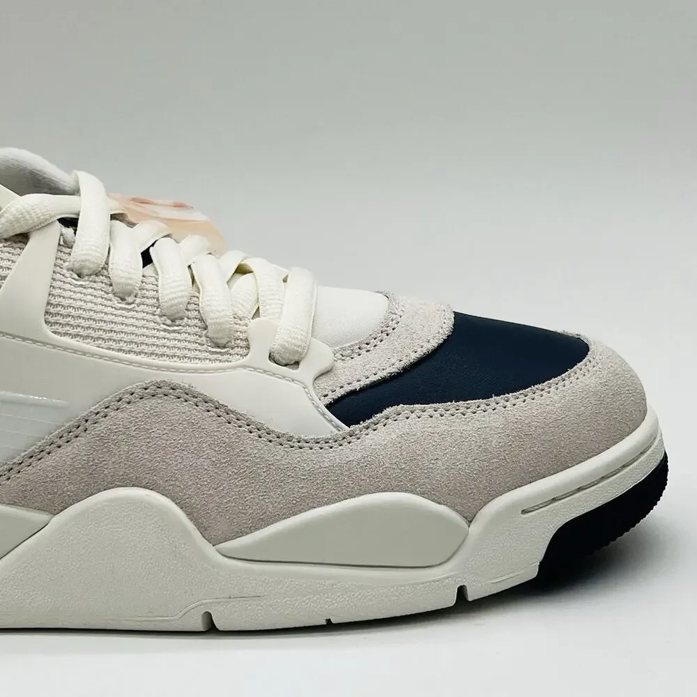 Nike Air Jordan 4 RM Sail Midnight Navy Sneaker FQ7939 107 Mens Size 9 Shoe New